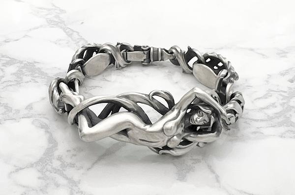Mad Graffiti マッドグラフィティ プリヴィリッジ3rd M ブレスレットシルバーアクセサリー シルバー925 チェーン シルバーブレスレット ゴシック 爆買の画像