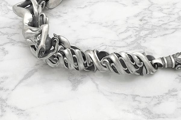 Mad Graffiti マッドグラフィティ プリヴィリッジ3rd M ブレスレットシルバーアクセサリー シルバー925 チェーン シルバーブレスレット ゴシック 爆買の画像