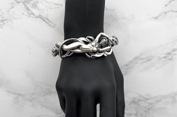Mad Graffiti マッドグラフィティ プリヴィリッジ3rd M ブレスレットシルバーアクセサリー シルバー925 チェーン シルバーブレスレット ゴシック 爆買の画像