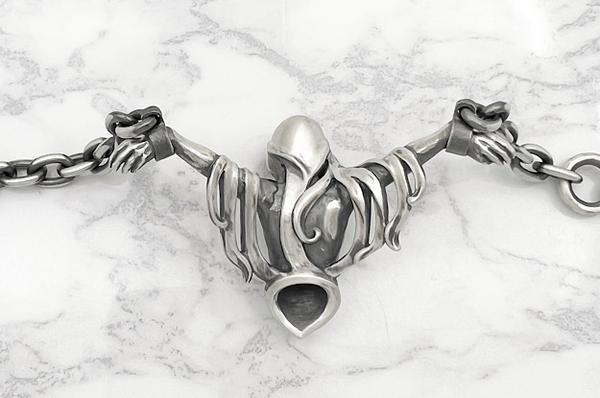 Mad Graffiti マッドグラフィティ クルシフィクシャン2nd L ブレスレットシルバーアクセサリー シルバー925 チェーン シルバーブレスレット ゴシック 爆買の画像