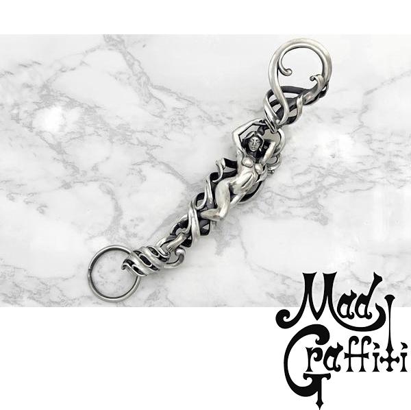 Mad Graffiti マッドグラフィティ プリヴィリッジ3rd M キーチェーンキーチェーン キーリング キーホルダー ホルダー シルバー925 鍵 フック ぶら下げ Mad Graffiti マッドグラフィティ プリヴィリッジ3rd M キーチェーン