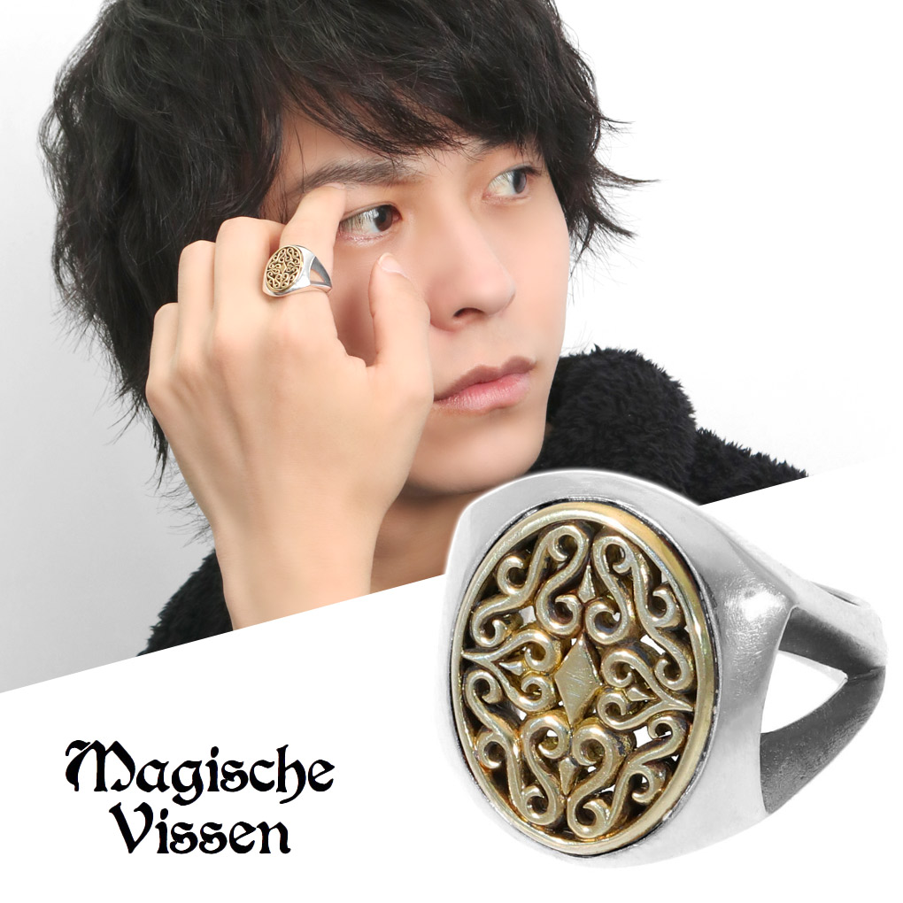 MagischeVissen（マジェスフィッセン） 透かし メダリオン ゴールド 