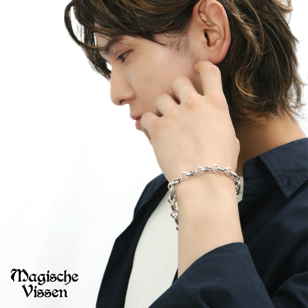 シルバーアクセサリー　メンズ　ブレスレット　silver925 シルバー925 桜ブレスレット メンズ さくら サクラ シルバー 925
