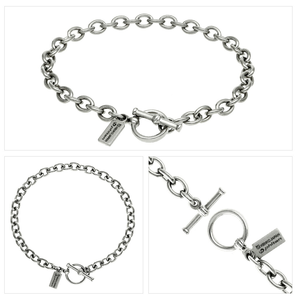 Phiten（ファイテン） 限定品 チタン ブレスレット 幅4.8mm 17~21cm