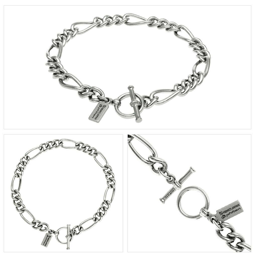 Phiten（ファイテン） 限定品 チタン ブレスレット 幅5.9mm 17~21cm