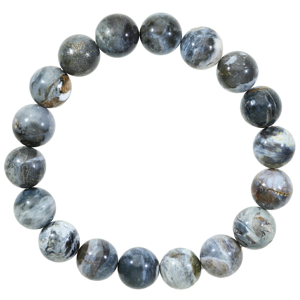 オパール コモンオパール ブレスレット 11mm 18cm メンズ M レディース