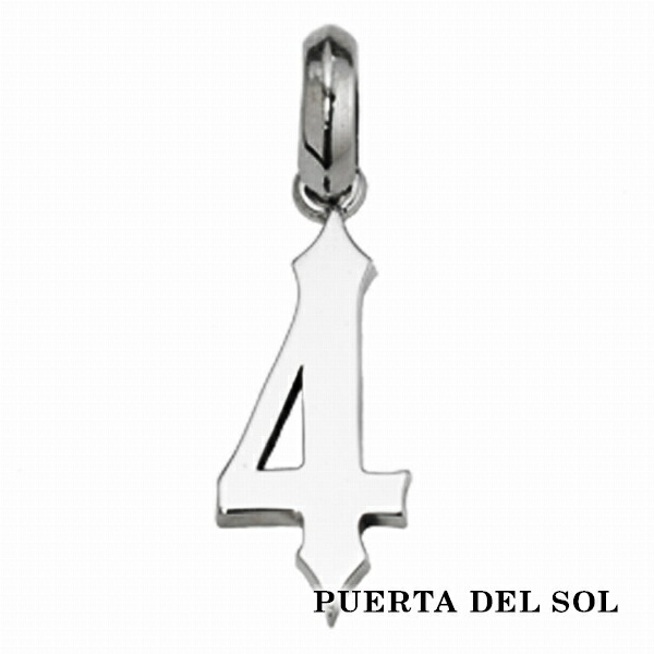 PUERTA DEL SOL Personal Number パーソナルナンバー 数字 大きめ 4 