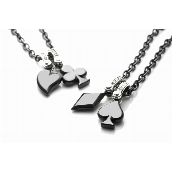 PUERTA DEL SOL トランプ クラブ フラット ペンダント(チェーンなし) ブラック シルバー950 チタンコーティング ユニセックス シルバーアクセサリー 爆買_3
