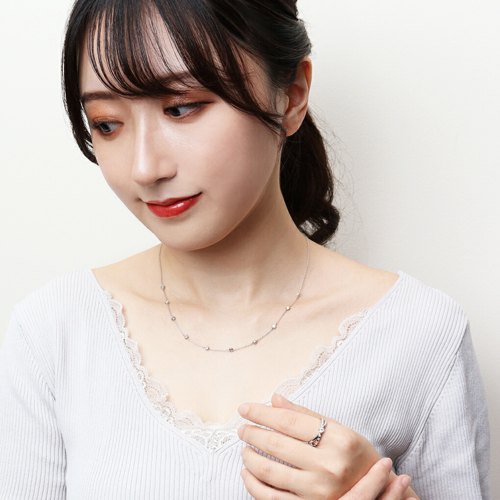 スイートテンダイヤモンド クロス プラチナ リング 11号 Pt900 ダイヤモンド 天然ダイヤ 大人 大人かわいい 綺麗 きれい さりげない 上品 キラキラ 爆買の画像