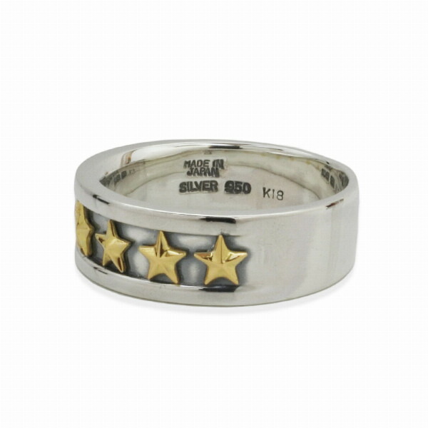 PUERTA DEL SOL 7STAR RING セブン スター イエローゴールド リング(7号〜23号) イエローゴールド シルバー950 K18 18金 ユニセックス 爆買の画像