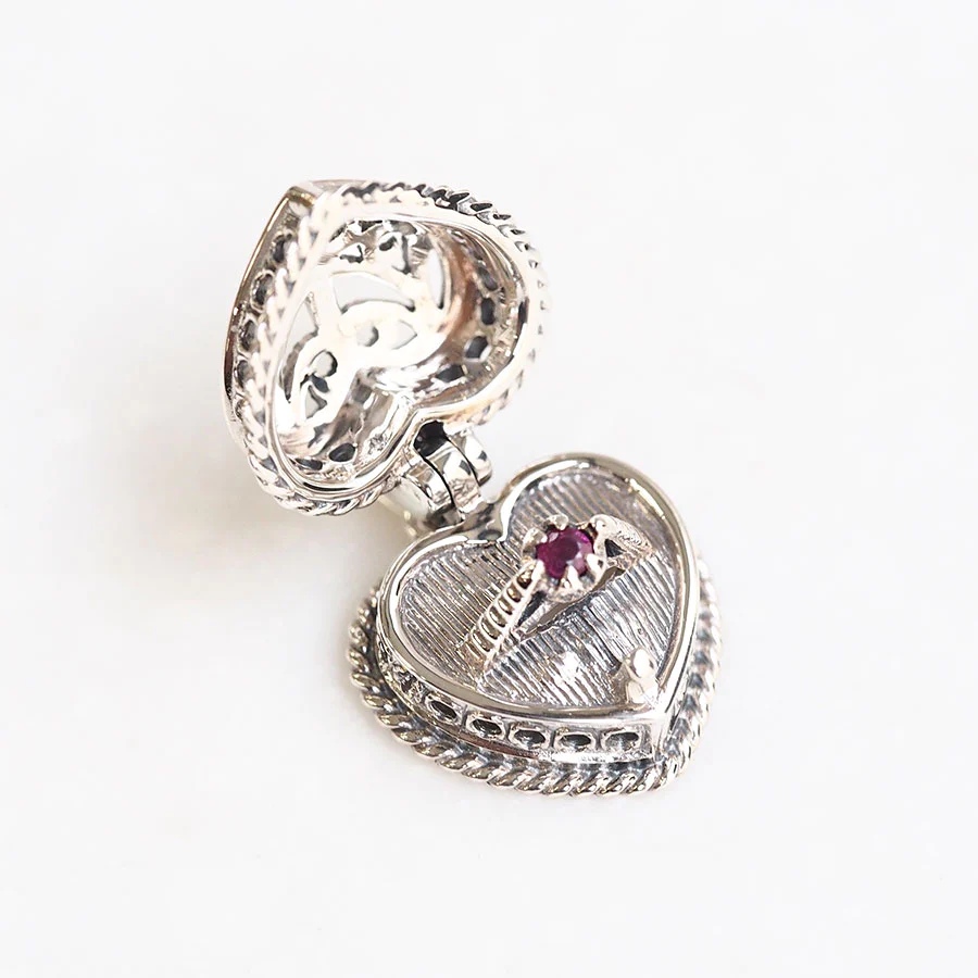 ROKUZAN ���r�[ �V�[�N���b�g�����O �y���_���g �y���_���g�g�b�v (�`�F�[���Ȃ�) �l�b�N���X �g�b�v �w�b�h �V���o�[925 ��R�W���G���[ �u�����h ����