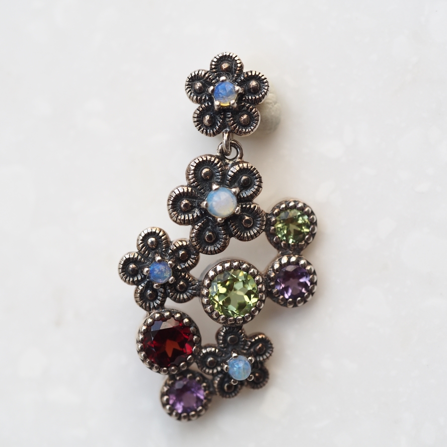 ROKUZAN オパール マルチカラー ペンダント ペンダントトップ