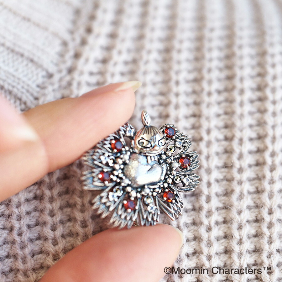 MOOMIN（ムーミン） リトルミイ 花 ブローチ ペンダントトップ