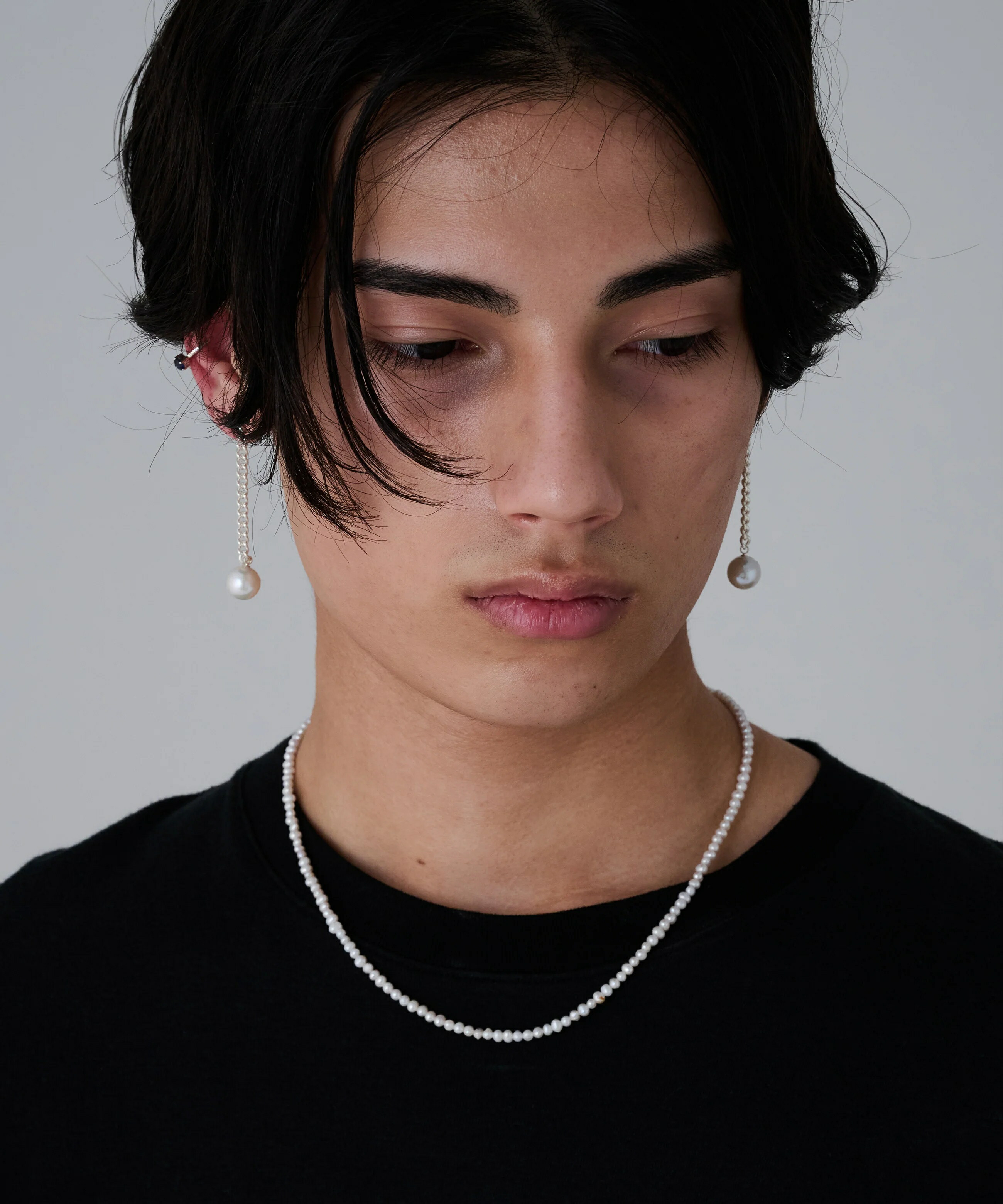 HERGO 小粒 パール ネックレス 925 真珠 パールネックレス ネックレス