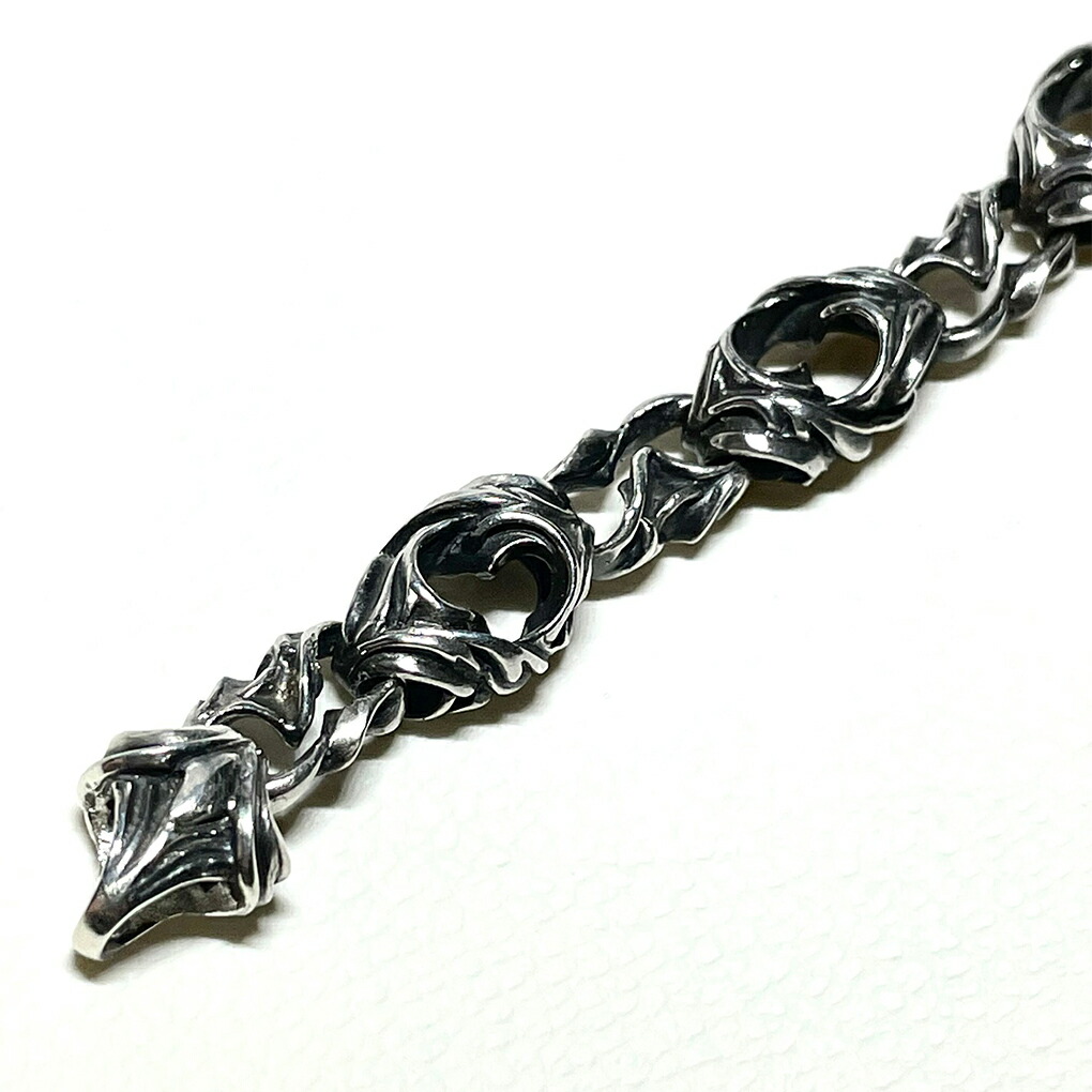 Revellia Ariadne ブレスレット シルバー チェーンブレスレット アート 造形 芸術 現代 美術 曲線 メンズブレスレット ブレス メンズ 男性 彼氏 夫 爆買の画像