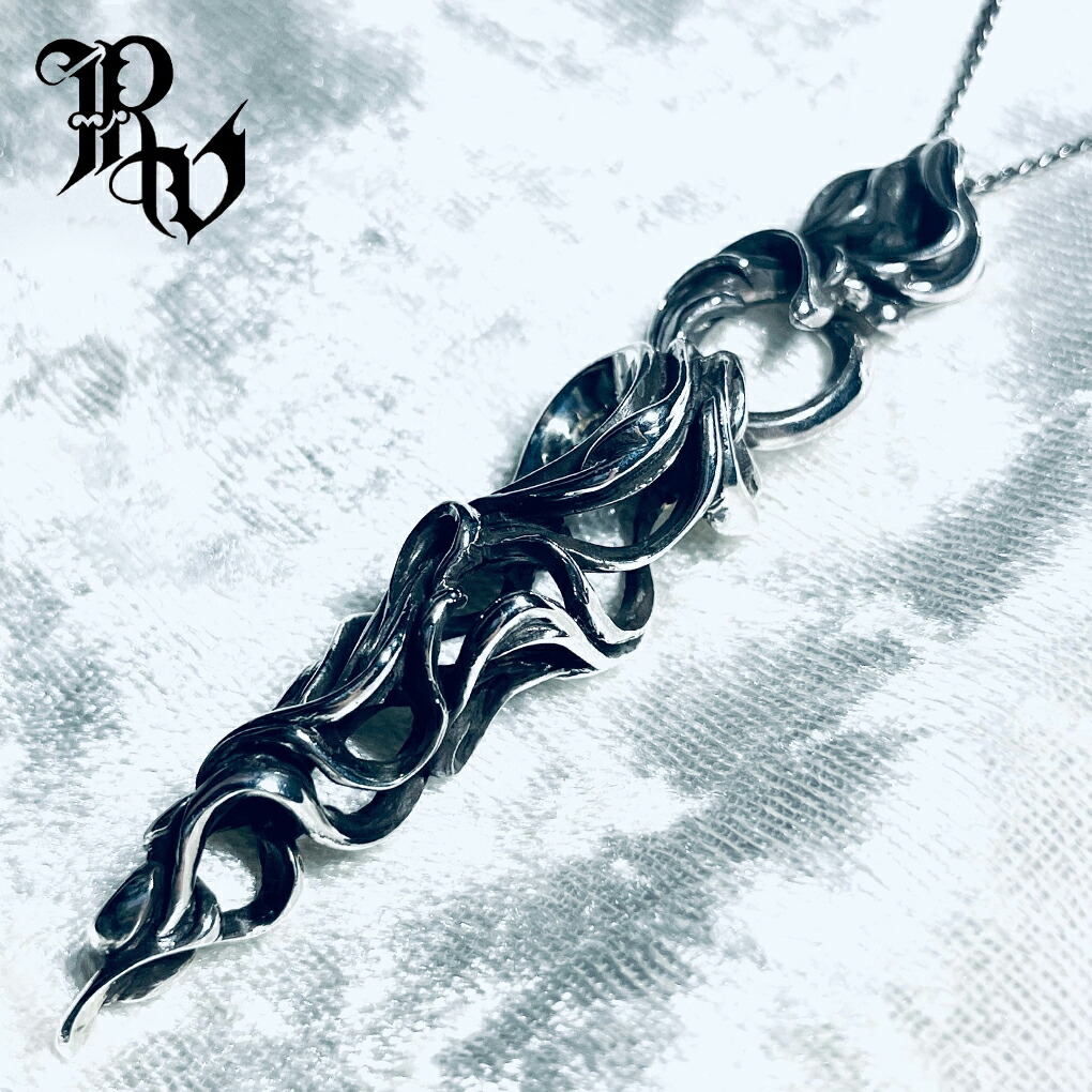 Revellia Rapier ペンダントトップ チェーンなし シルバー 925 ペンダント トップ ヘッド 彫刻 造形 アート 芸術 美術 植物 メンズ 男性 彼氏 夫 旦那 爆買