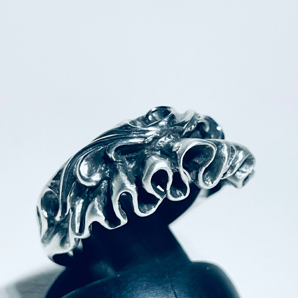 Revellia Dress ring リング 指輪 5〜15号 シルバー 925 ドレス フリル アート 造形 芸術 美術 曲線 シルバーリング レディースリング レディース 爆買の画像