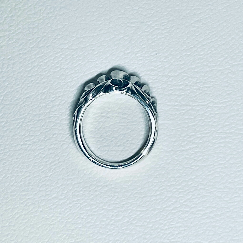Revellia Dress ring リング 指輪 5〜15号 シルバー 925 ドレス フリル アート 造形 芸術 美術 曲線 シルバーリング レディースリング レディース 爆買の画像