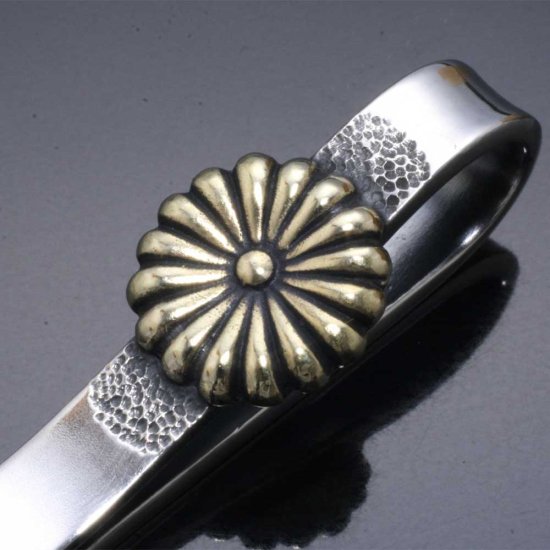 龍頭 菊 ネクタイピン タイピン メンズ シルバーアクセサリー シルバー