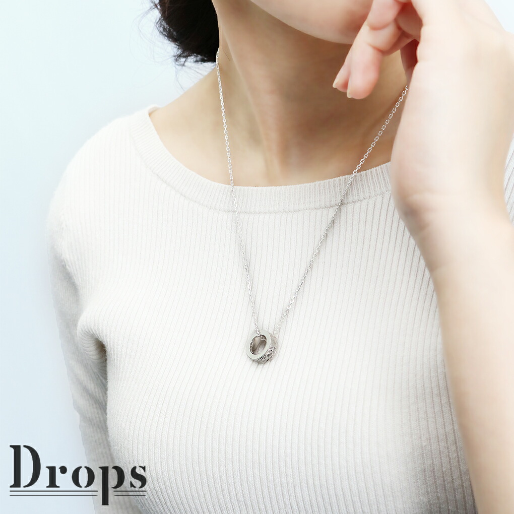 DROPS ハワイアン シルバー リングネックレス ネックレス チェーン付き