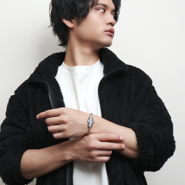 REGALIA ゴシック クロス ブレスレット シルバー925 ジルコニア 銀