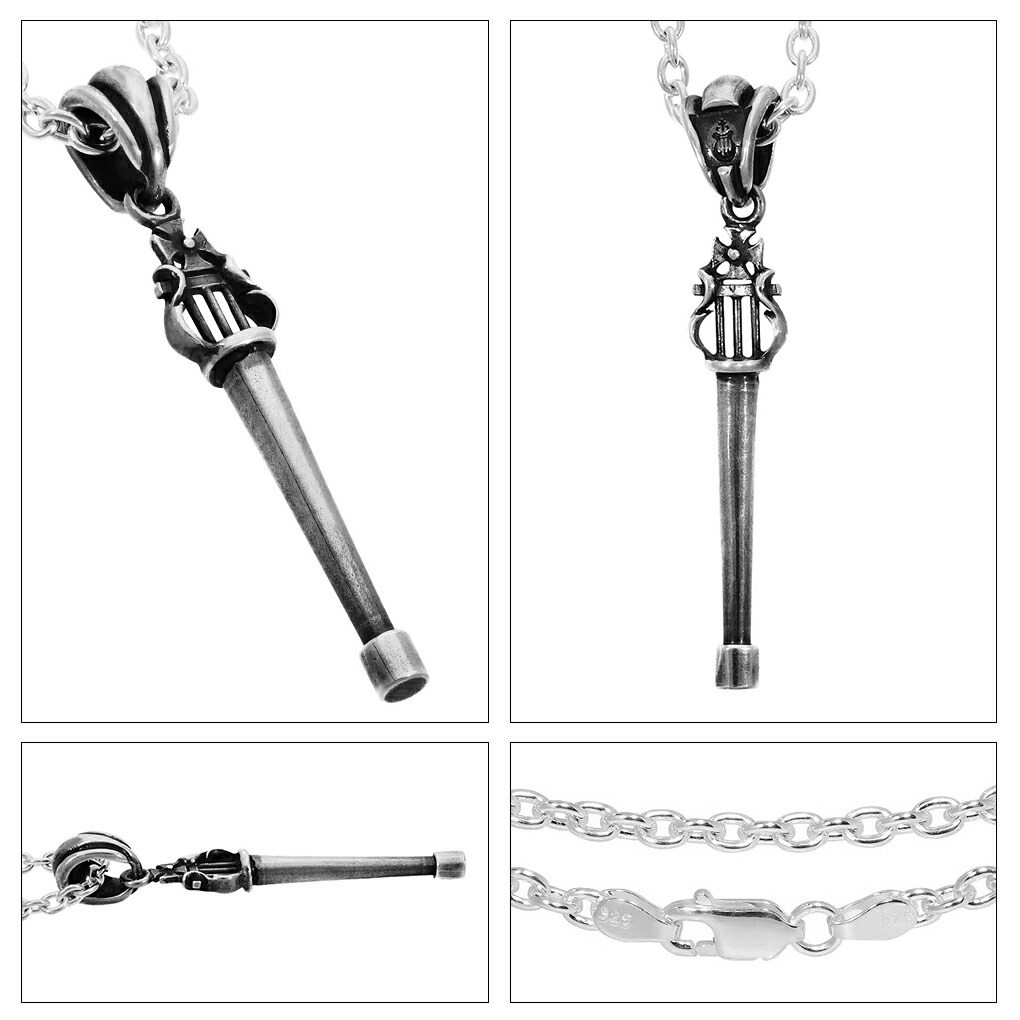 REGALIA ハープ 王笏 シルバー ネックレス ペンダント