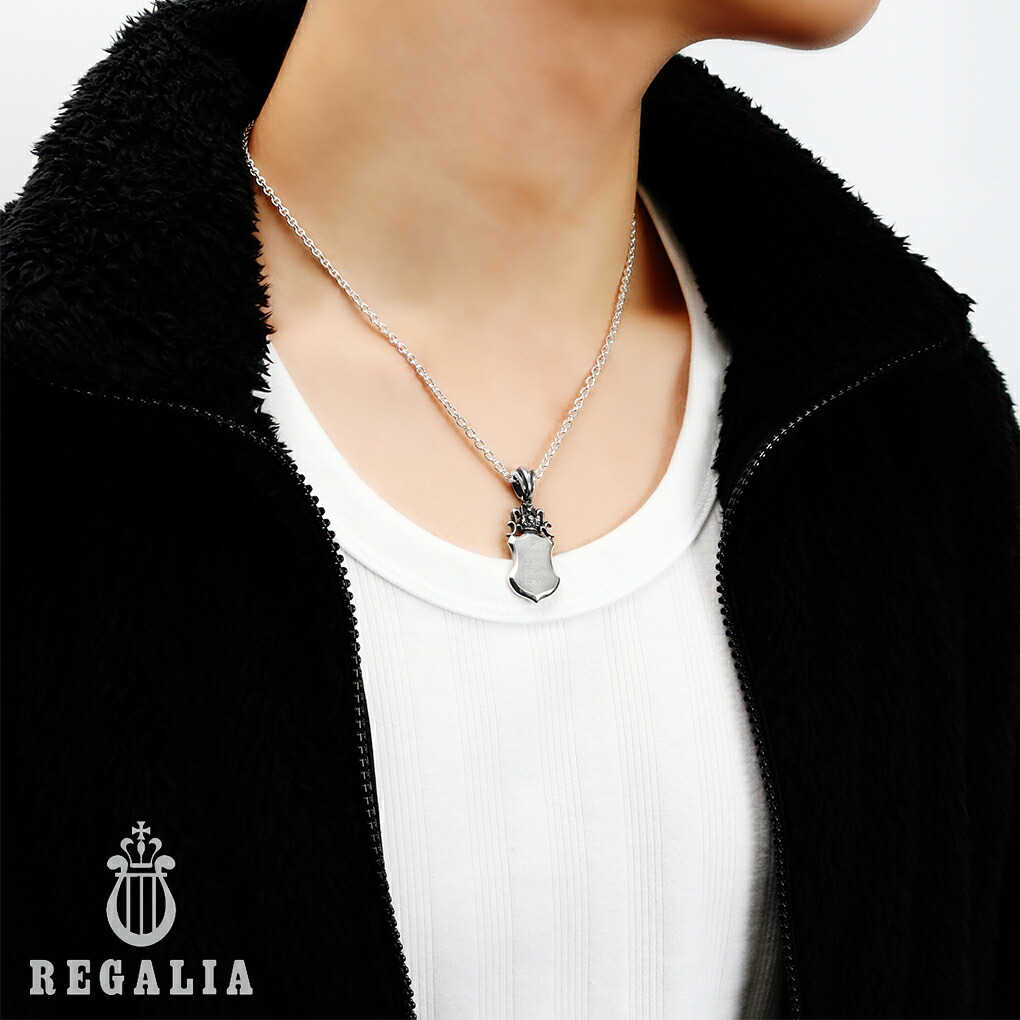 REGALIA ナップ エンブレム シルバー ネックレス ペンダント