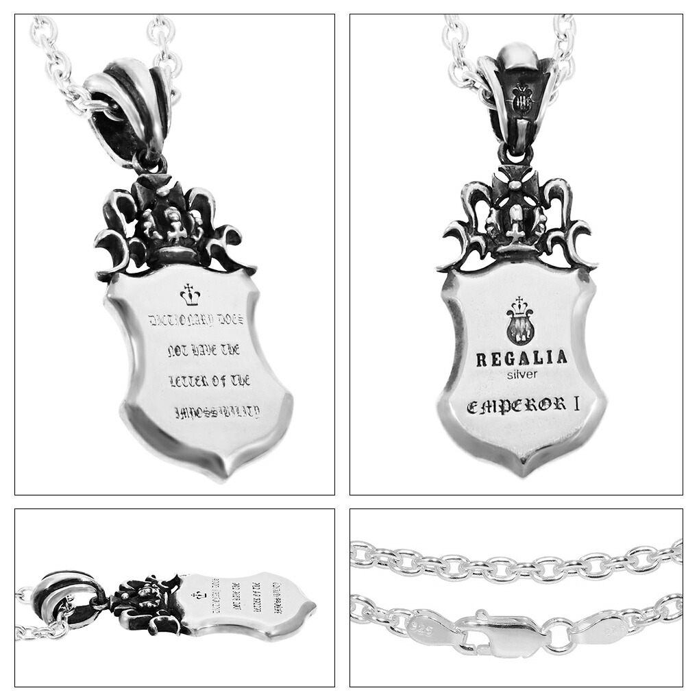 REGALIA ナップ エンブレム シルバー ネックレス ペンダント