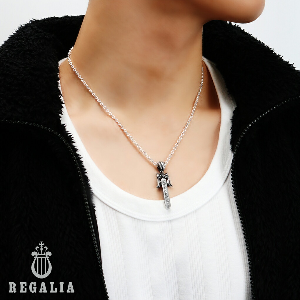 REGALIA ウィング エンペラー スティック シルバー ネックレス