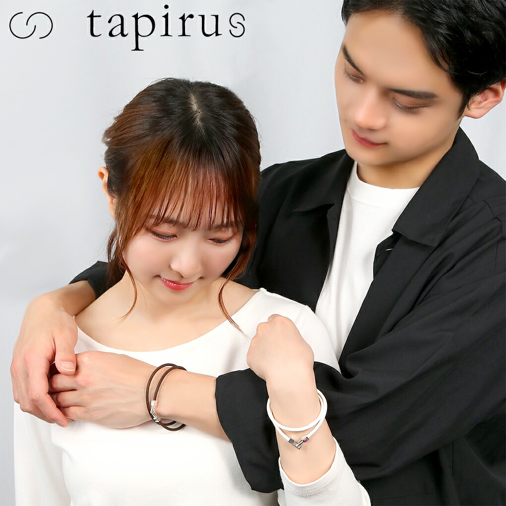 TAPIRUS 鹿革 レザー ペアブレスレット 誕生石 二重巻き シンプル 刻印