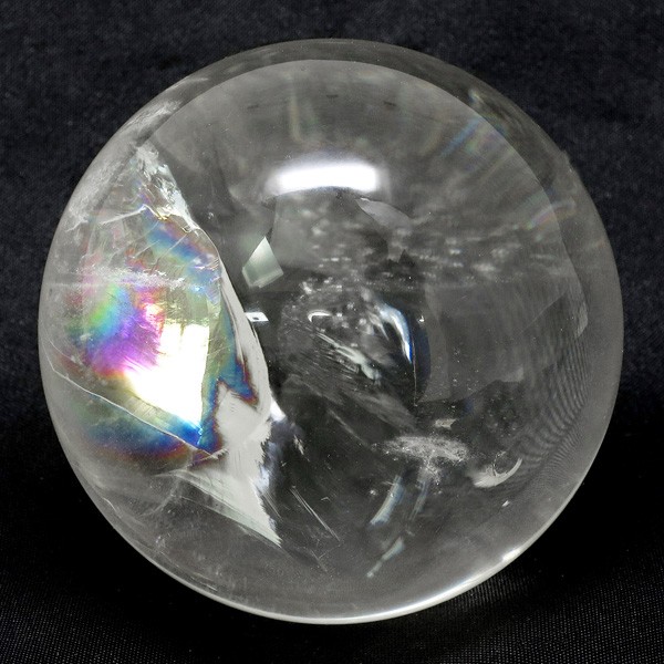 天然水晶玉 最高級 天然 虹入り水晶 丸玉 約53mm 天然石 