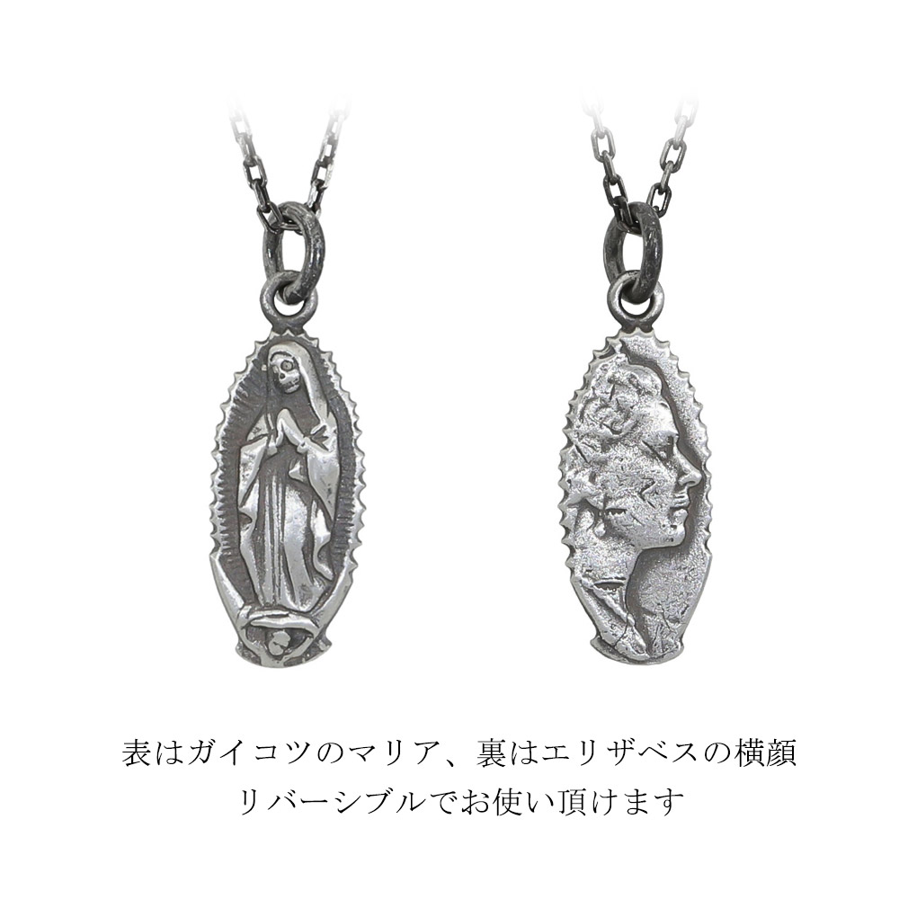 THEFT（セフト） スカル マリア エリザベス モチーフ ネックレス