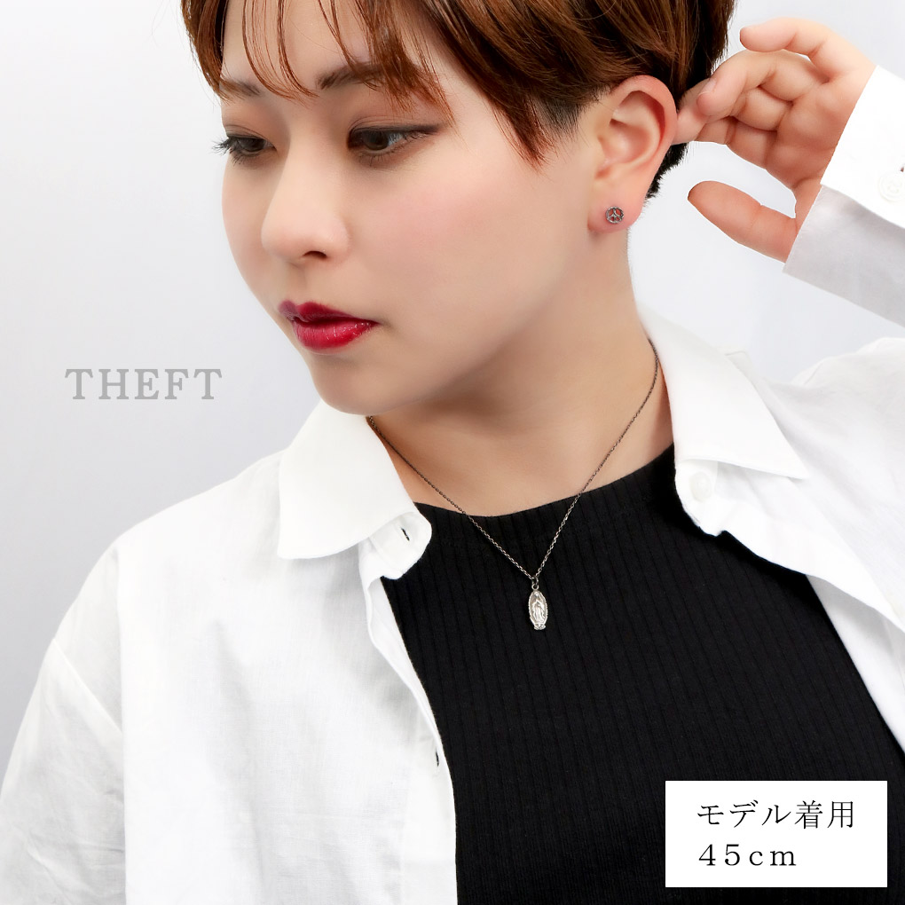 THEFT（セフト） スカル マリア エリザベス モチーフ ネックレス