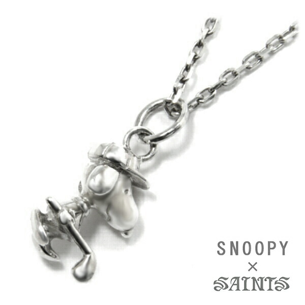 Yahoo! Yahoo!ショッピング(ヤフー ショッピング)スヌーピー ゴルフ ネックレス チェーン付 ブランド SNOOPY×SAINTS 公式 グッズ アクセサリー プレゼント シルバー ペンダント