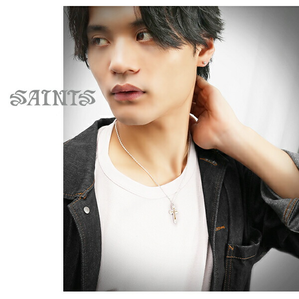 SAINTS（セインツ） Revive Us Again コプラクロスネックレス(チェーン