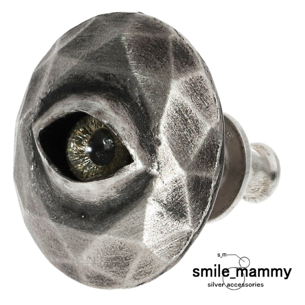 smile_mammy stare ファセットカット ストーン 2 ピアス 1P 片耳用
