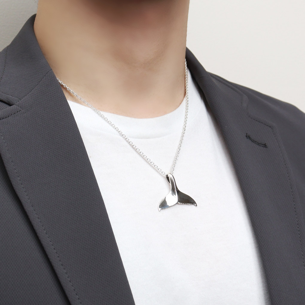 ホエールテール ネックレス ペンダント ペンダントトップ ペンダント