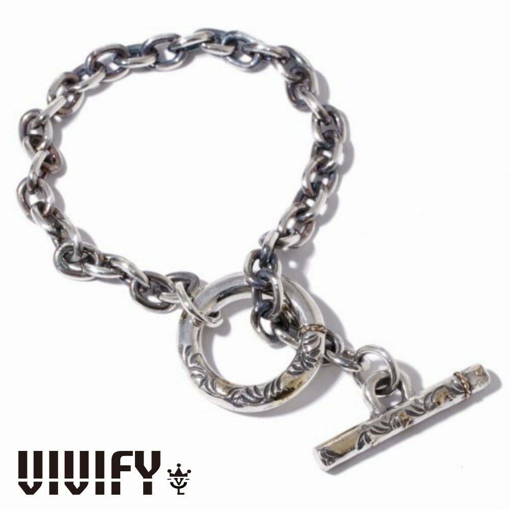 VIVIFY ビビファイ アクセサリー ブレスレット バングル アラベスク T-Bar Chain Bracelet w Gold