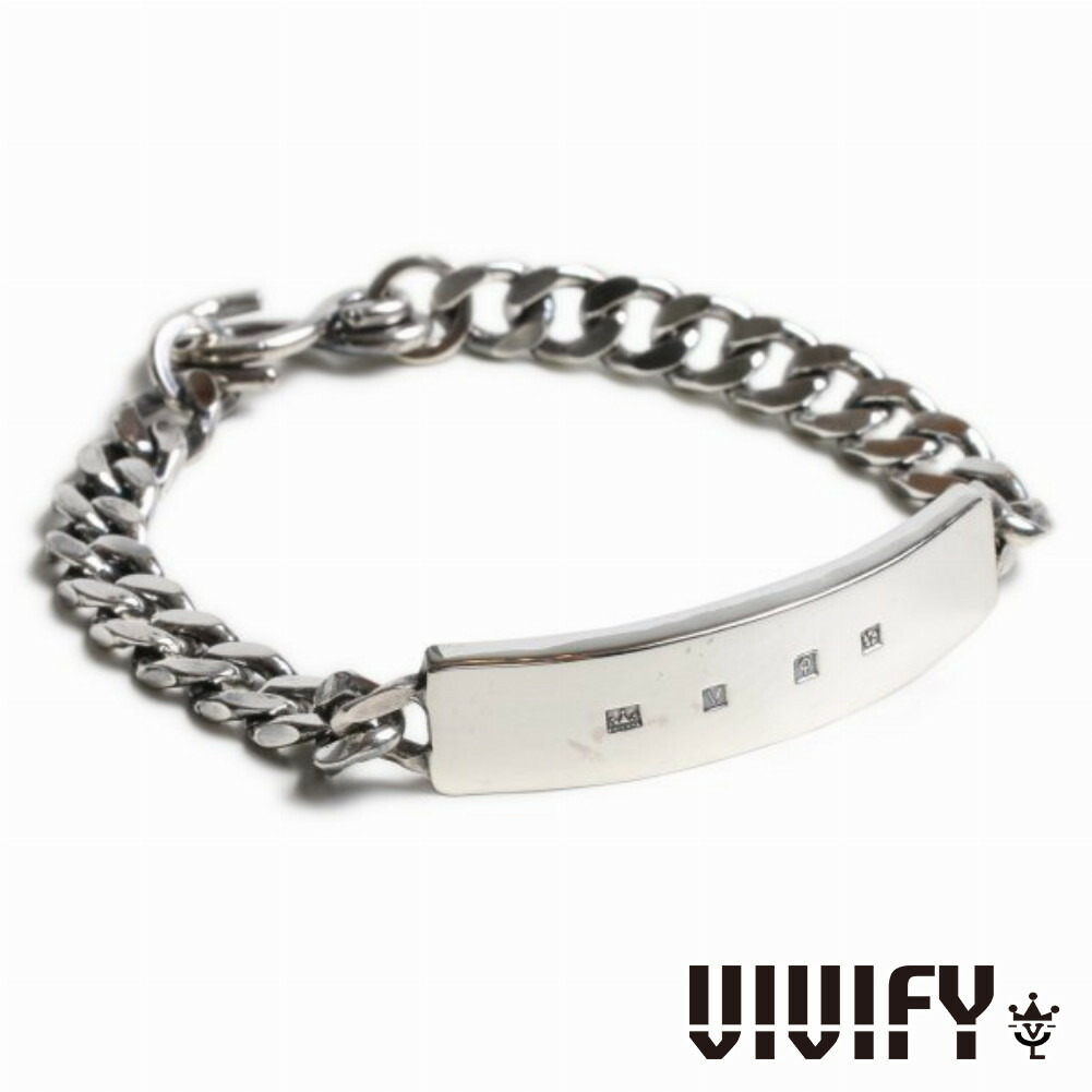 Yahoo! Yahoo!ショッピング(ヤフー ショッピング)VIVIFY ビビファイ アクセサリー ブレスレット バングル シルバー Hallmarks ID Bracelet Plain