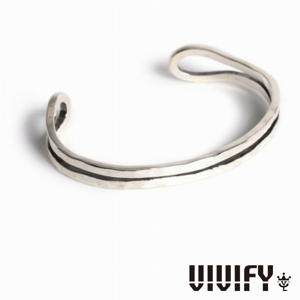 VIVIFY �r�r�t�@�C �A�N�Z�T���[ �u���X���b�g �o���O�� �V���o�[ Loopin�f Bangle Mirror finish ����
