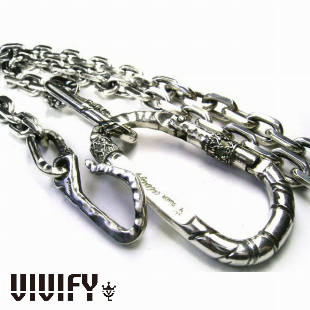 VIVIFY ビビファイ アクセサリー ウォレットチェーン キーチェーン カラビナ シルバー Decorate Karabiner Wallet Chain