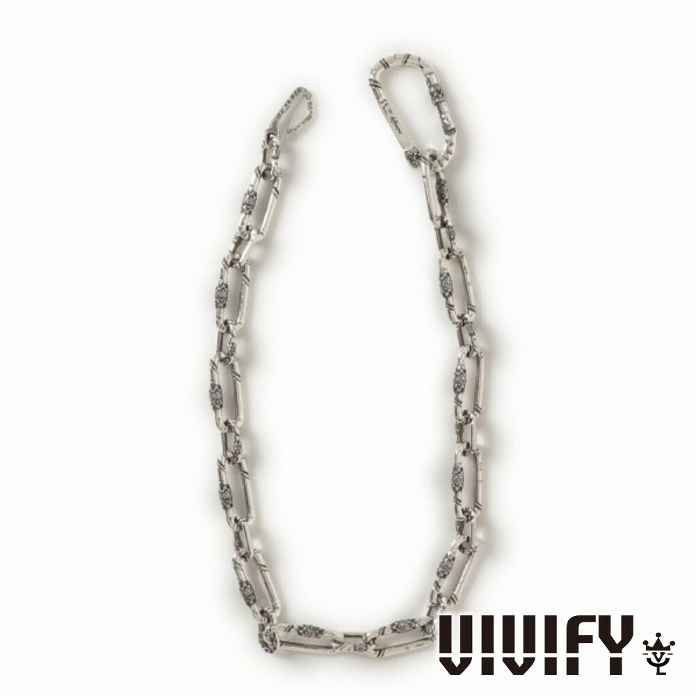 VIVIFY ビビファイ アクセサリー ウォレットチェーン キーチェーン カラビナ シルバー Luxurious Decorate Karabiner Wallet Chain