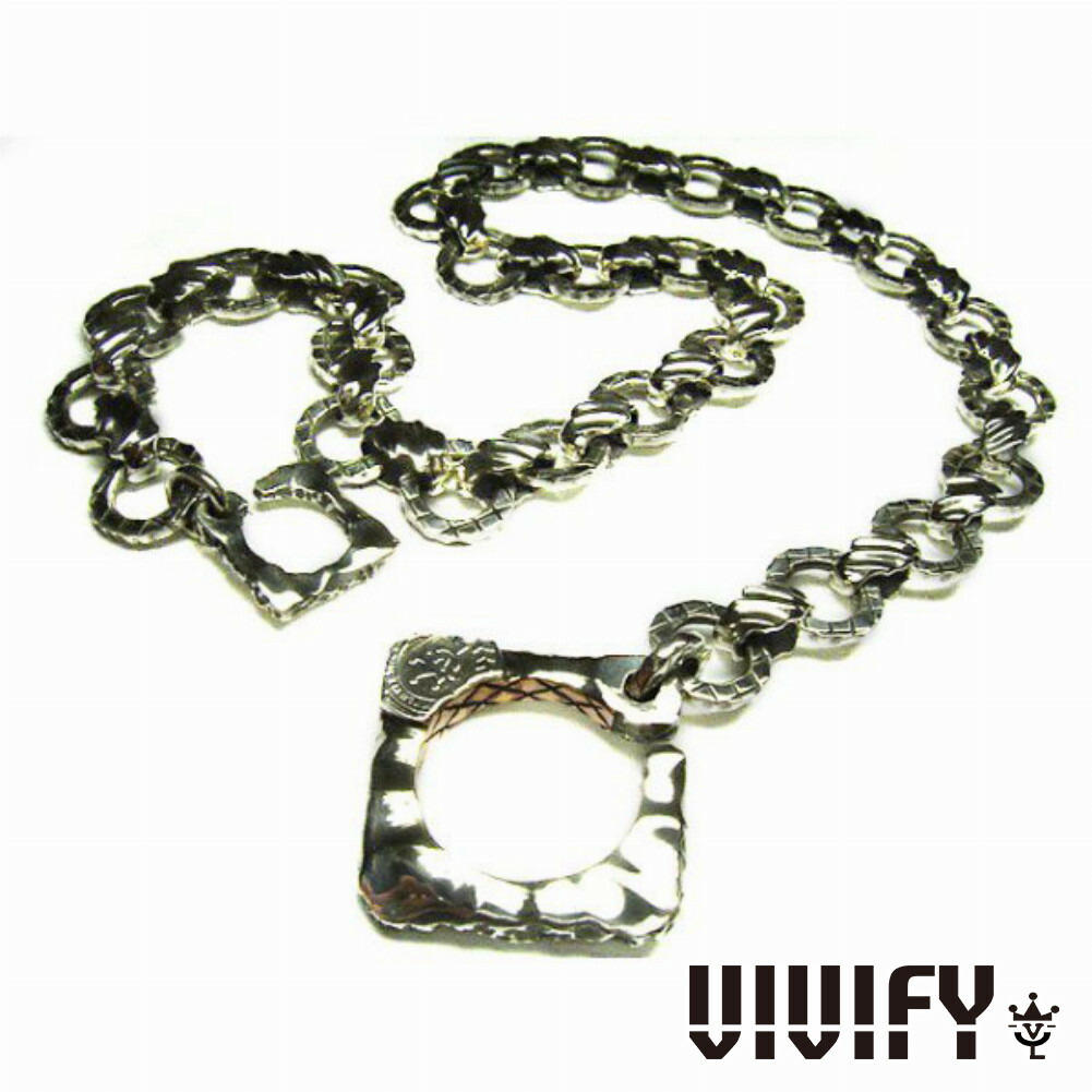 VIVIFY ビビファイ アクセサリー ウォレットチェーン キーチェーン シルバー Circular Fence Parts Wallet Chain VIVIFY（ビビファイ） アクセサリー ウォレットチェーン キーチェーン