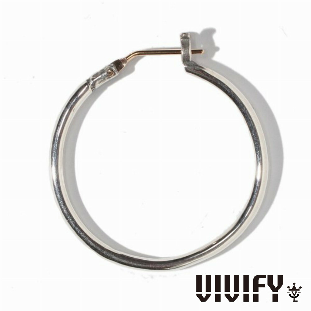 VIVIFY ビビファイ アクセサリー フープピアス シルバー K18ゴールドポスト Hoop Pierce XL 1P 片耳用