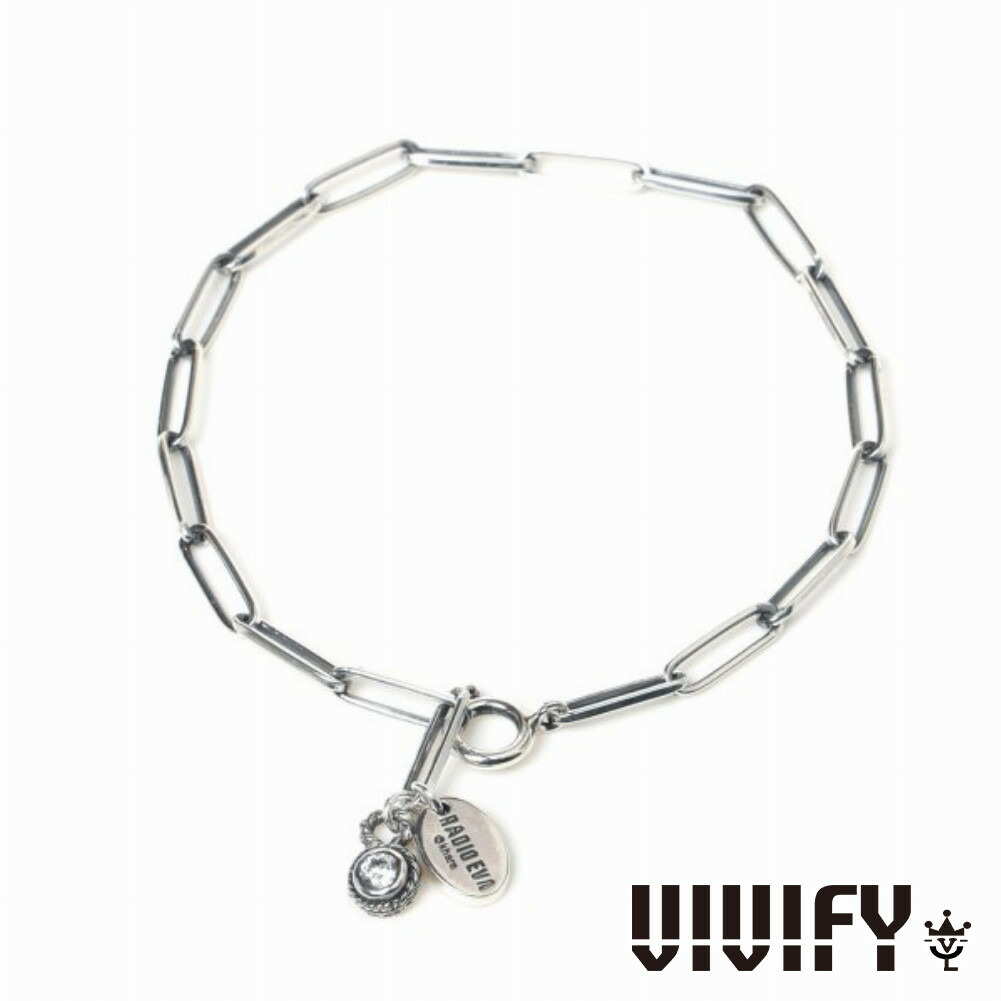 VIVIFY ӥӥե RADIO EVA 󥲥ꥪ ꡼ ֥쥹å EVANGELION Rectangle Chain Bracelet