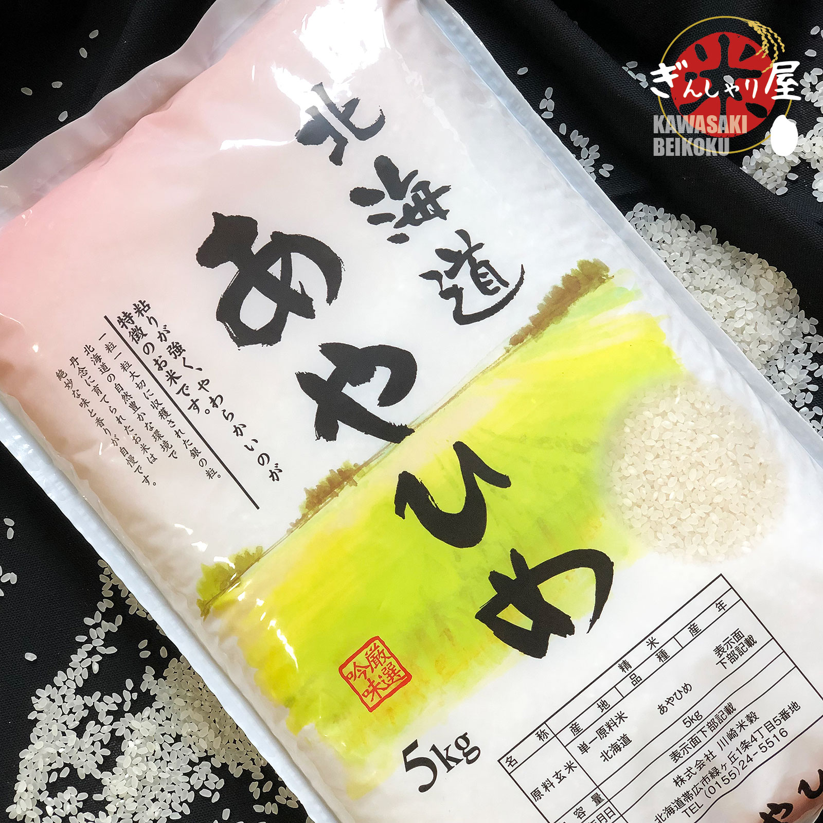 あやひめ ポイント2倍 米 5kg お米 北海道産 白米 令和7年産 送料無料