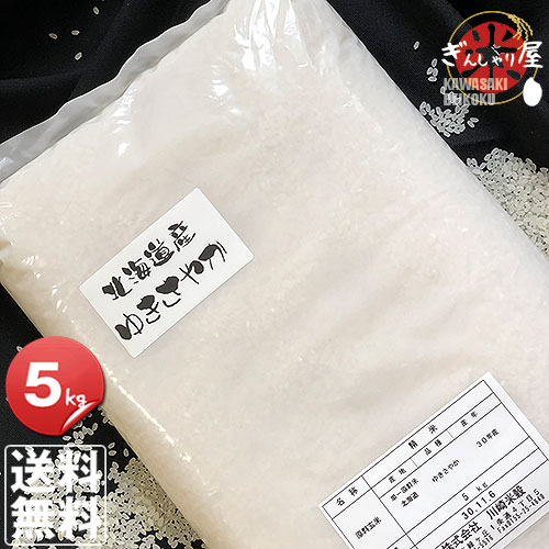 米 5kg お米 ゆきさやか 北海道産 白米 令和4年産 送料無料｜ginsyariya