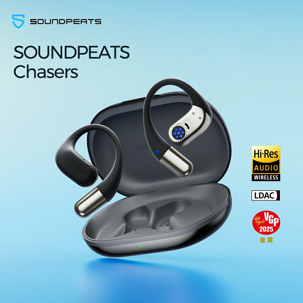 SOUNDPEATS（サウンドピーツ） オープンイヤー ワイヤレスイヤホン