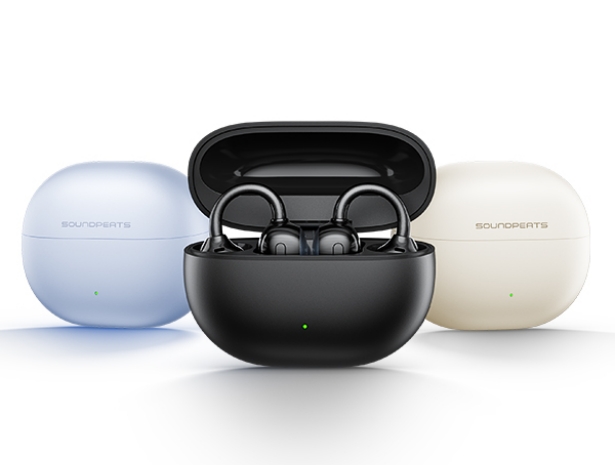 ワイヤレスイヤホン オープンイヤー イヤーカフ SOUNDPEATS UU2 Bluetooth6.0 LDAC ハイレゾ対応 耳を塞がない 最大40時間再生 物理ボタン 軽量 防水 IPX5
