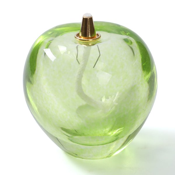 廃番 津軽びいどろ オイルランプ OL-72 赤りんご OL-73 青りんご 京都